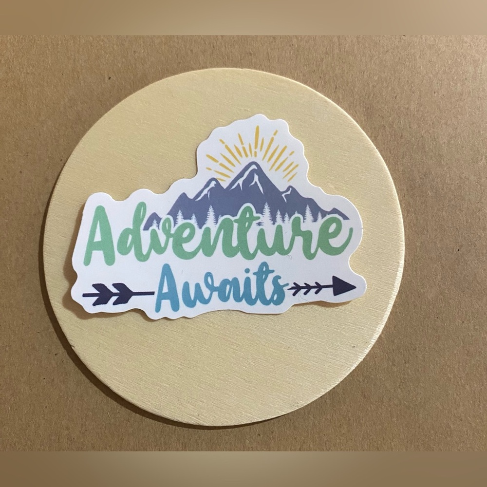 π20/$12π Adventure Awaits Sticker